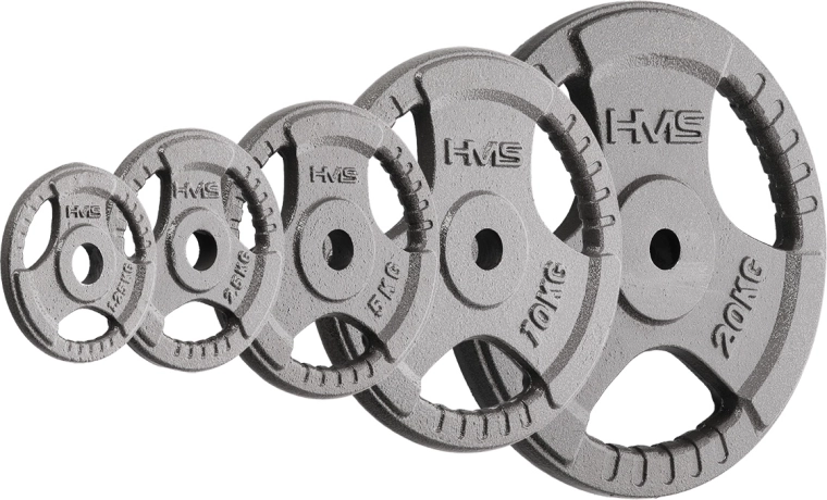 Disc din fontă cu prinderi HMS Hammertone 5 kg, 30 mm