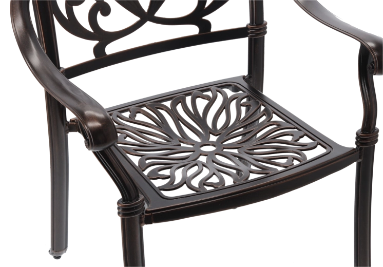 Vopsire în câmp electrostatic în bronz antic