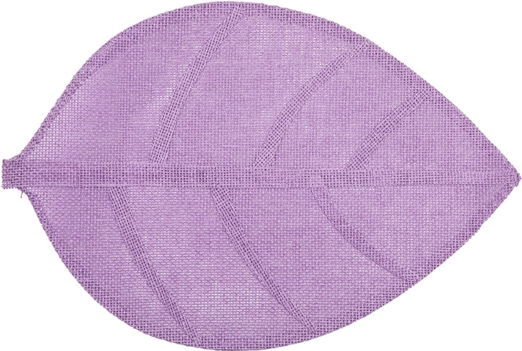 Șervet natural în formă de frunză 33 × 48 cm, mov