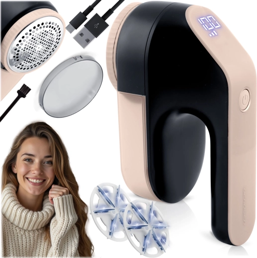 Aparat electric de îndepărtat scamele cu ecran LCD BERDSEN