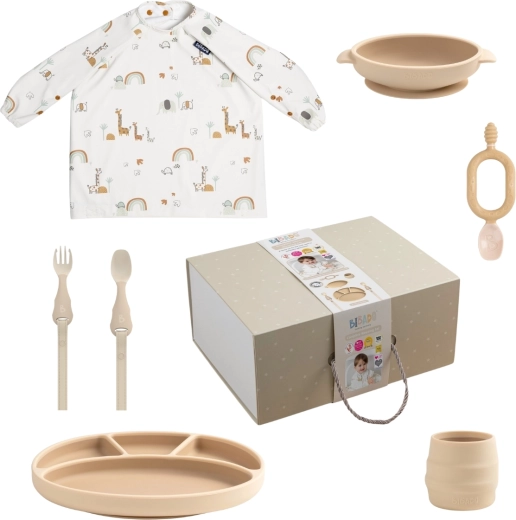 Set cadou Bibado pentru hrănire fawn/serengeti spaghetti