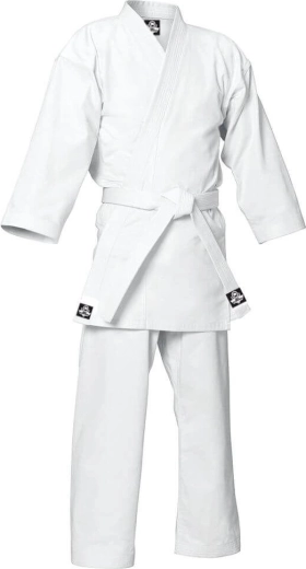 Kimono pentru copii DBX BUSHIDO Kids Pro Karate cu centură albă