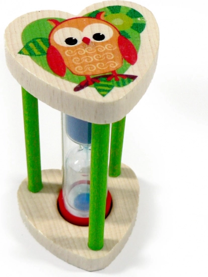 Clepsidră bufniță pentru măsurarea timpului periajului dinților