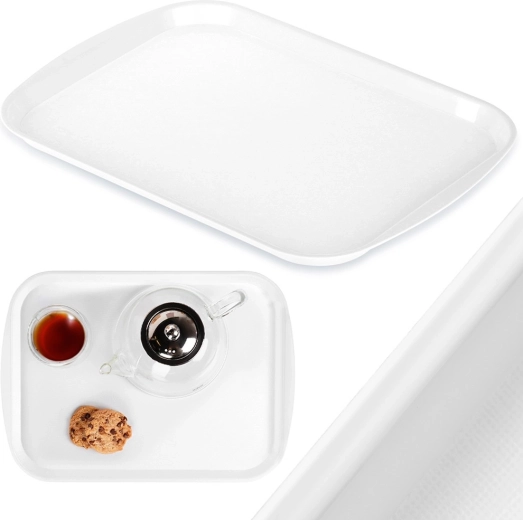 Tavă spațioasă pentru băuturi și deserturi