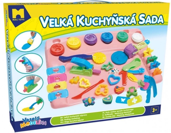 Modelo set mare de bucătărie cu covoraș pentru modelaj