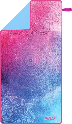 Prosop din microfibră cu uscare rapidă NILS Camp Mandala 160 × 80 cm