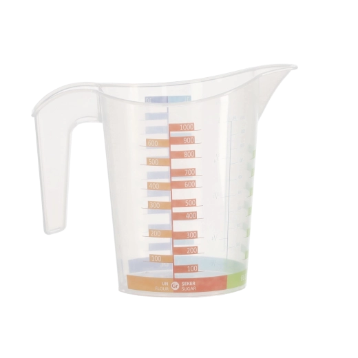 Cană gradată din plastic 1 l cu mâner