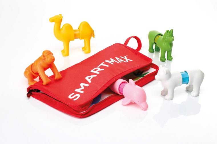 SmartMax primele mele animăluțe din toată lumea – set de construcție magnetic 16 piese