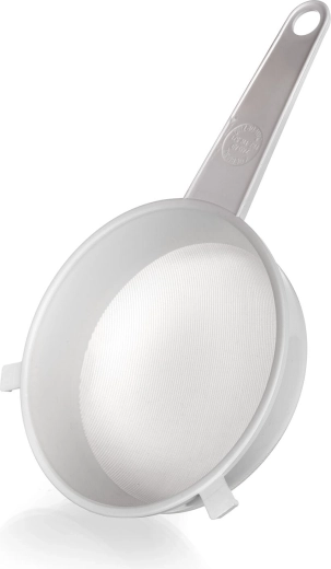 Strecurătoare de bucătărie cu sită fină 16 cm, albă