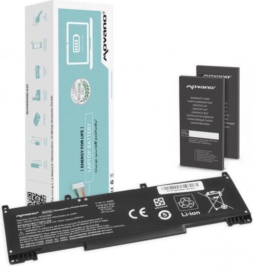 Baterie Movano RH03XL pentru HP ProBook 440/445/450/630/640/650 G8–G10 (3550 mAh, 40 Wh)