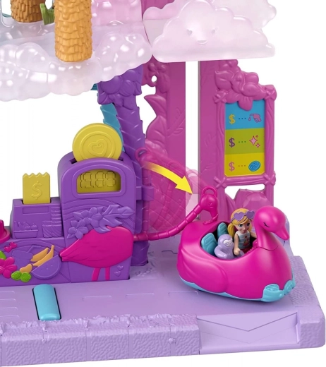 Stație de alimentare ascunsă și plimbare cu prietenii animale