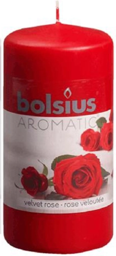 Lumânare cilindru trandafir 5,9 × 12,1 cm