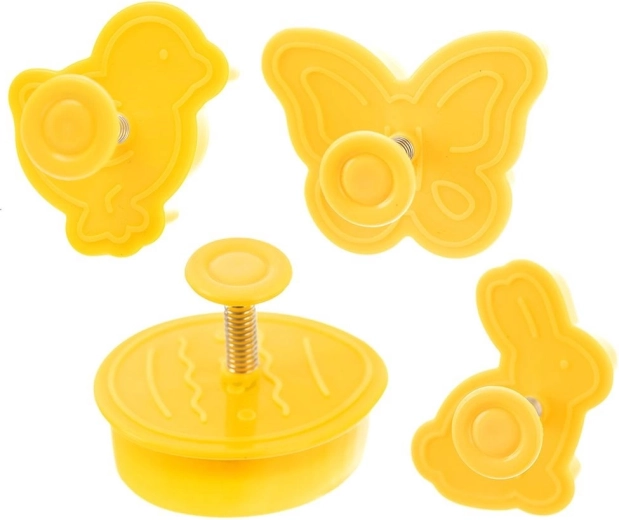 Orion decupatoare de Paște pentru biscuiți cu piston, 4 buc.