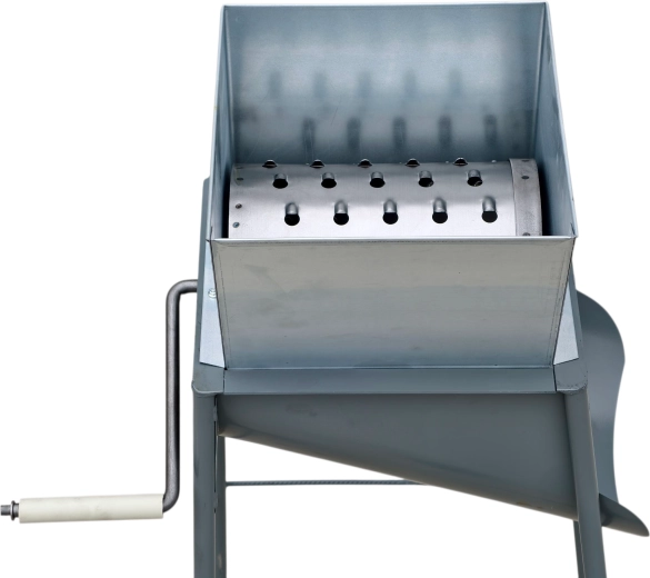 Tambur din oțel pentru răzuire uniformă