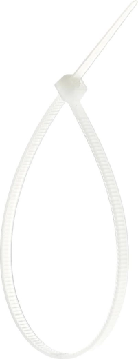 Coliere de cablu Retlux 200 × 3,5 mm albe - 101 buc.