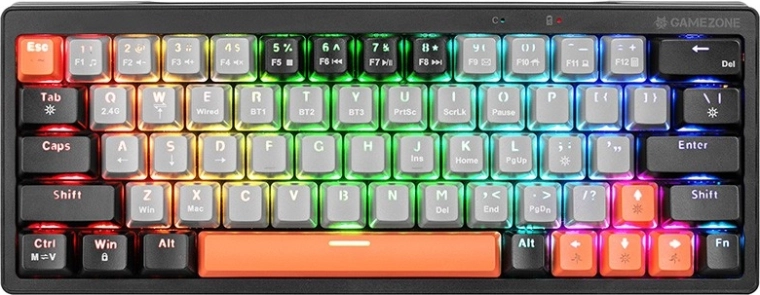 Tastatură mecanică de gaming TRACER Gamezone EVO1 Hot Swap 63, RGB, 60%