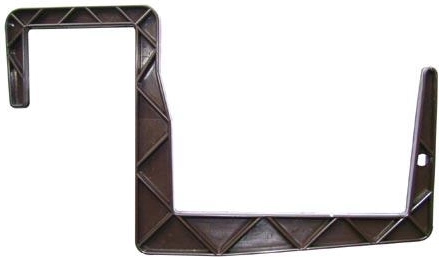 Suport din plastic pentru jardiniere 11 × 15 cm, maro