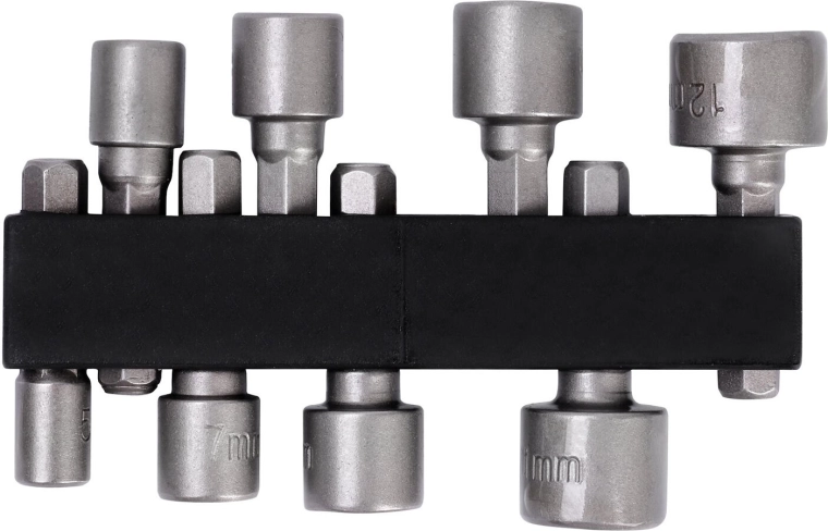 Set adaptoare 1/4" 5–12 mm (8 piese)