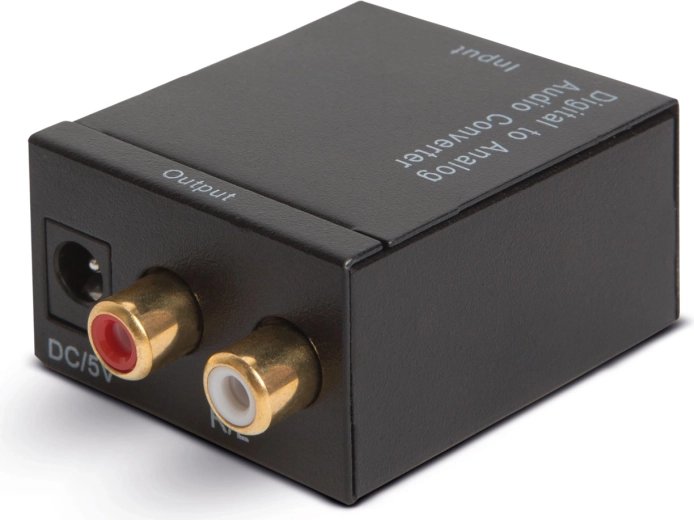 Convertor audio digital-analogic Toslink/RCA
