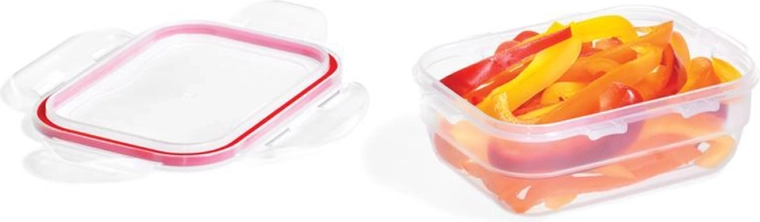 Cutie Lock & Lock Easy Match dreptunghiulară 370 ml roșie