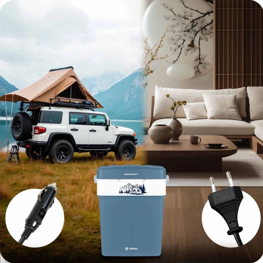 Alimentare duală pentru mașină și priză