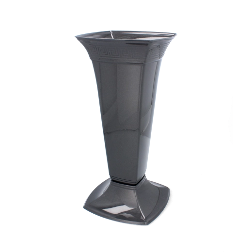Flacon funerar înalt Etna grafit metalizat LAMELA
