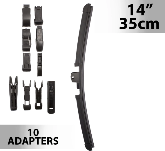 Ștergător Carguard 35 cm cu 10 adaptoare