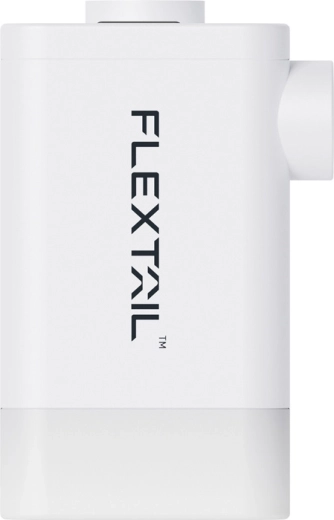 Flextail Max Pump 2 Plus pompă portabilă cu lanternă LED și powerbank, albă