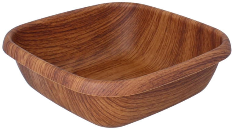 Bol din plastic maro 23 cm