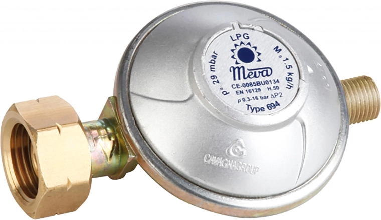 Regulator de presiune gaz 50 mbar G 1/4"L pentru butelii GPL