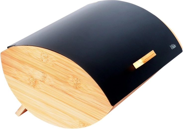 Bambus și metal negru mat