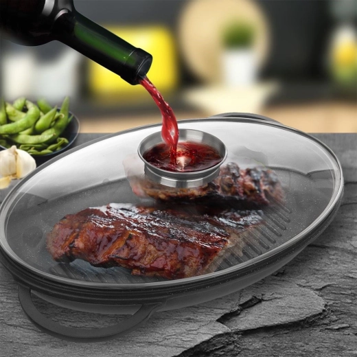 Capac cu dozator pentru vin și supă