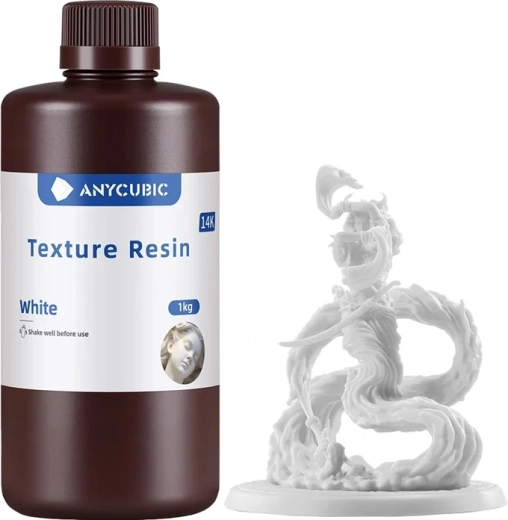 Rășină texturată Anycubic albă