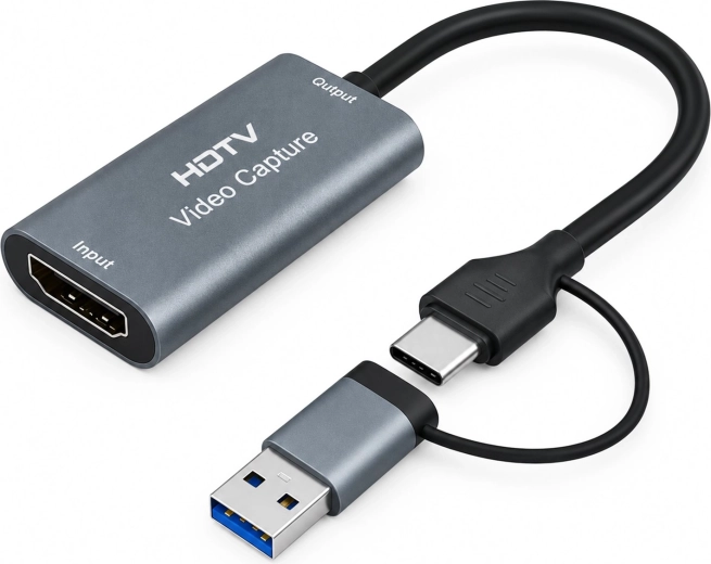 Renew force placă HDMI pentru capturarea video USB 3.0/USB-C (intrare 4K, 1080p 60 fps)