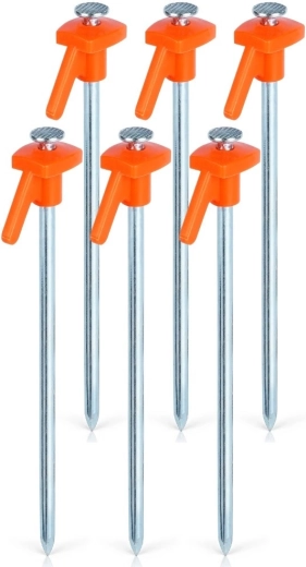 Set de țăruși de cort 21 cm – 6 buc