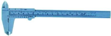 Șubler din plastic 150 mm HOBBY