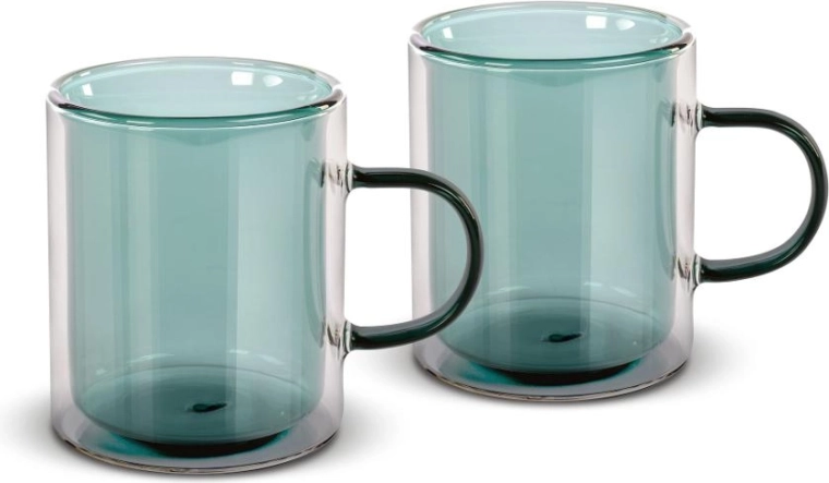 Set de pahare termice Lamart pentru ceai, 350 ml, verde