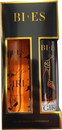 Set cadou pentru femei BI-ES Selfie Girl – apă de parfum 100 ml + deodorant 150 ml