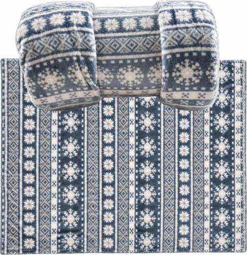 Pătură de Crăciun călduroasă din flanel, 150 × 200 cm - 1 bucată