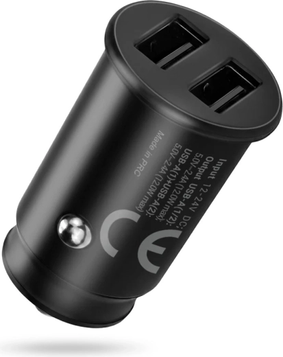 Încărcător auto everActive CC-25, 2× USB, 12 W