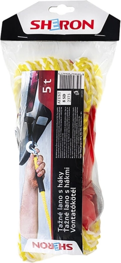 Frânghie de remorcare cu cârlige 3,5 m × 16 mm, 5000 kg SHERON