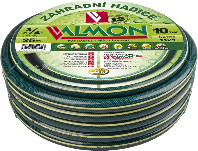 Furtun de grădină 1" 25 m opac, pereți întăriți