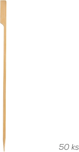 Frigărui din bambus pentru grătar 25 cm, 50 buc.
