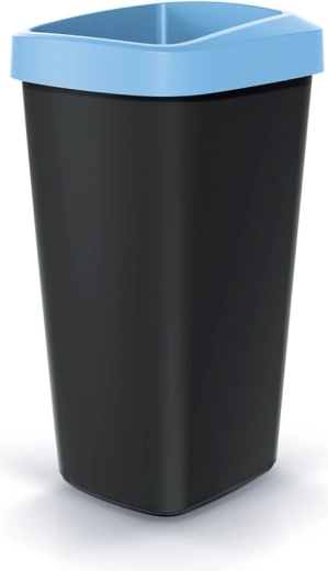 Coș de gunoi 25 l albastru deschis COMPACTA Q DROP