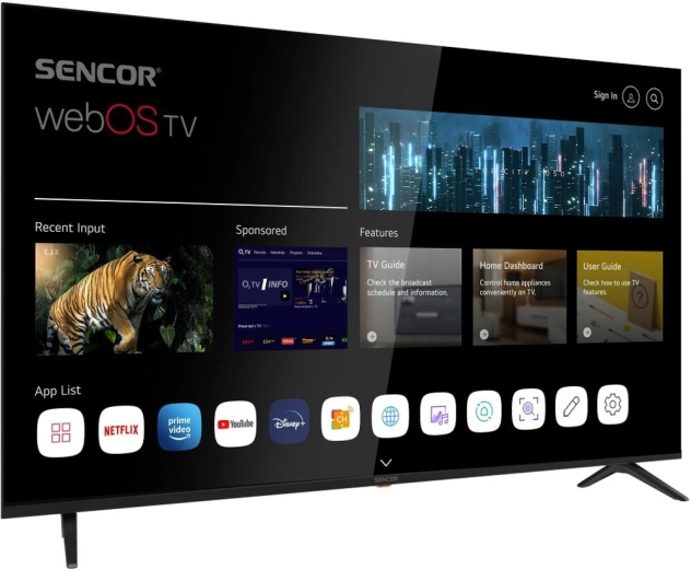 webOS Smart TV și aplicații preferate