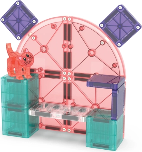 microMAGS și piese sfert de cerc pentru construcții originale
