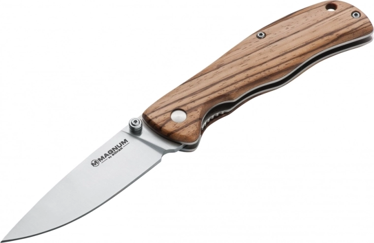 Cuțit de buzunar Magnum Backpacker, 8,6 cm, mâner din lemn