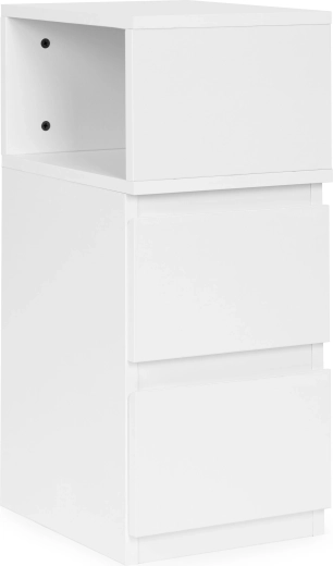 Sertare duble și compartiment deschis