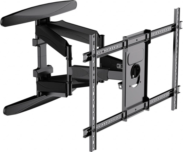 Suport de perete pentru TV 40–75" cu braț articulat, înclinare și rotație, VESA 600×400