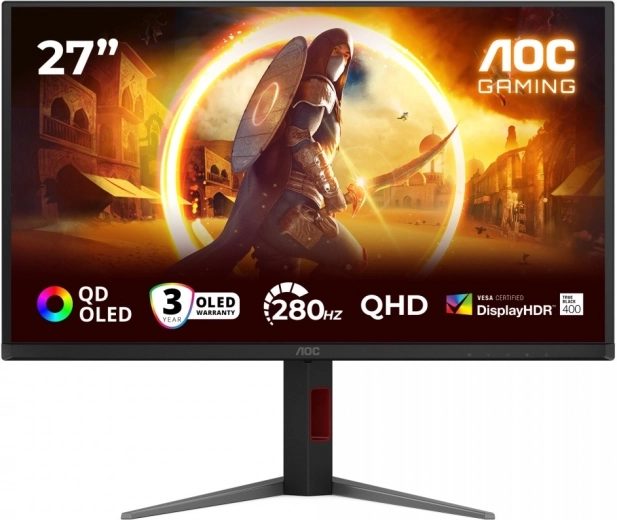 AOC Q27G4ZD Monitor de gaming 27" QD‑OLED 240 Hz Pivot